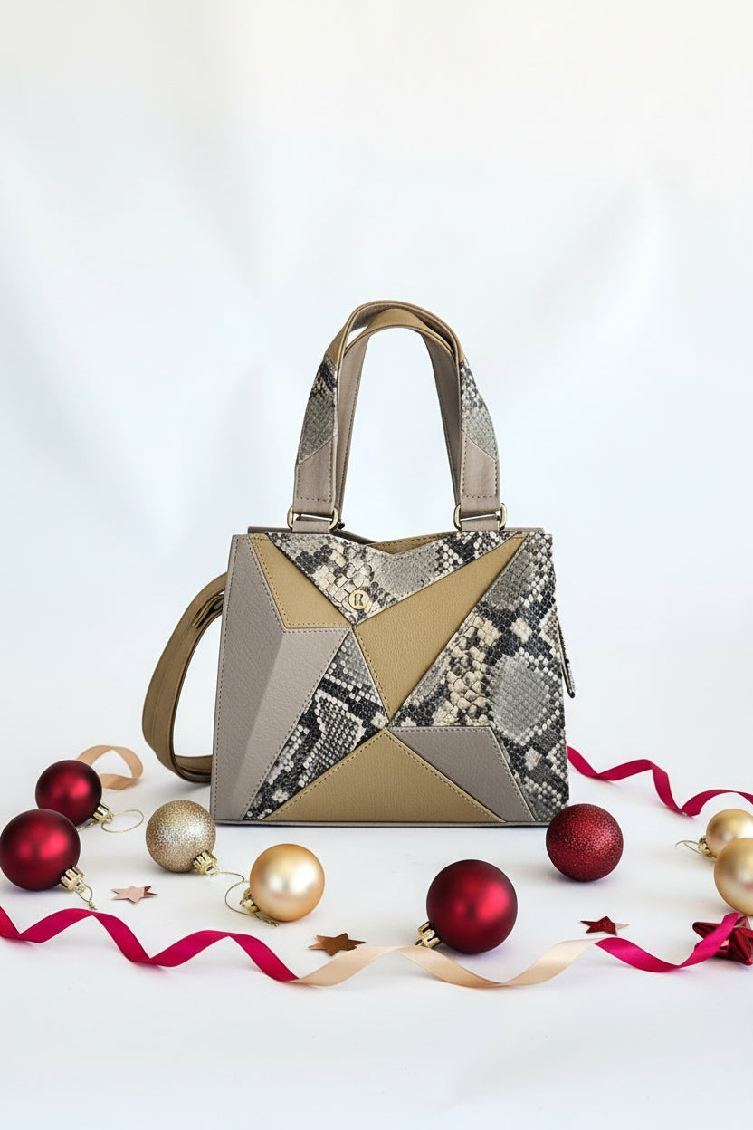 Mini cartera estructurada geométrica - Mini Dublin