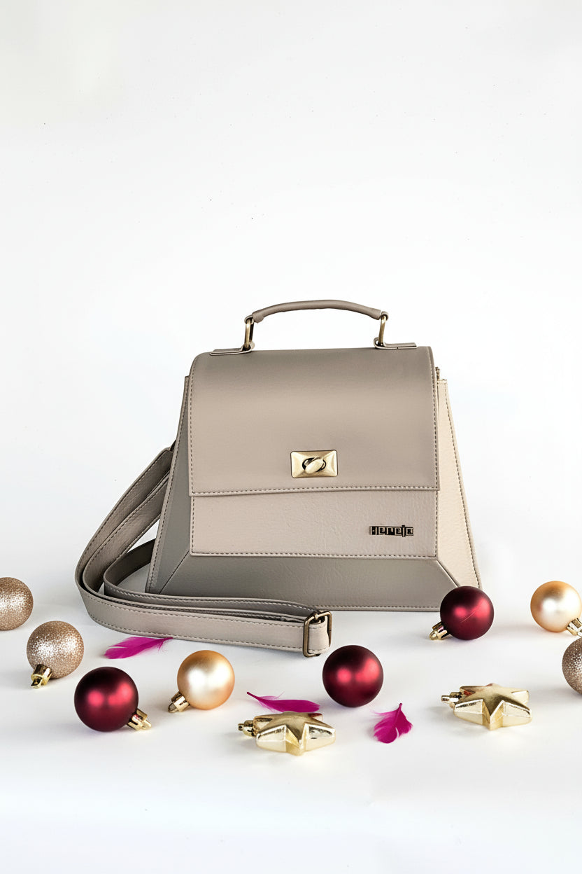 Cartera elegante, estructurada mediana - Lucca