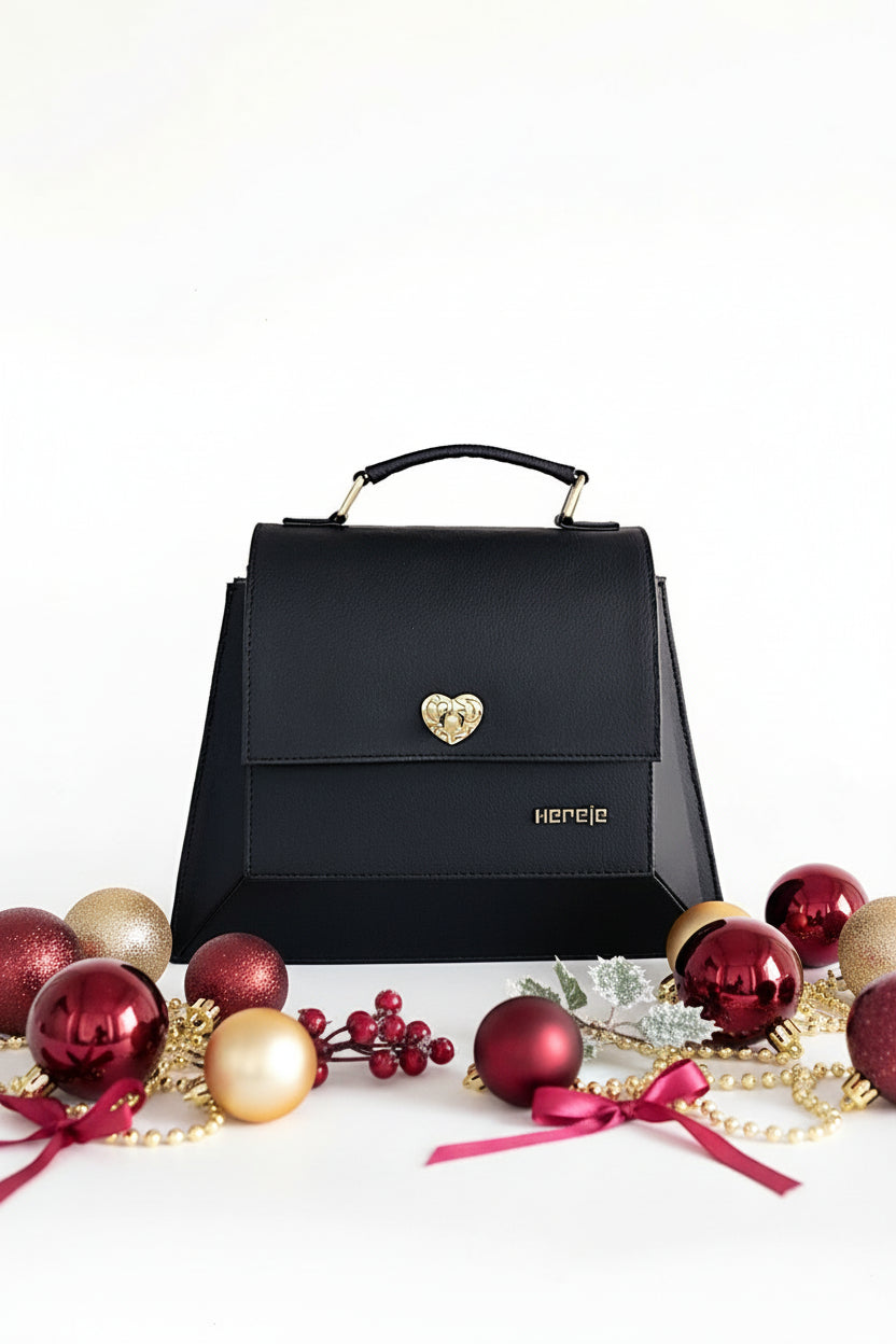 Cartera elegante, estructurada mediana - Lucca