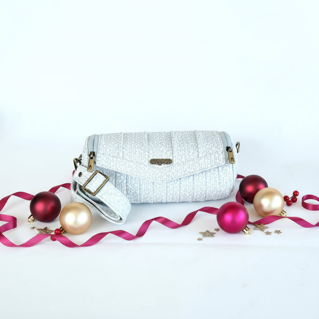 Cartera cilíndrica - Scarlet