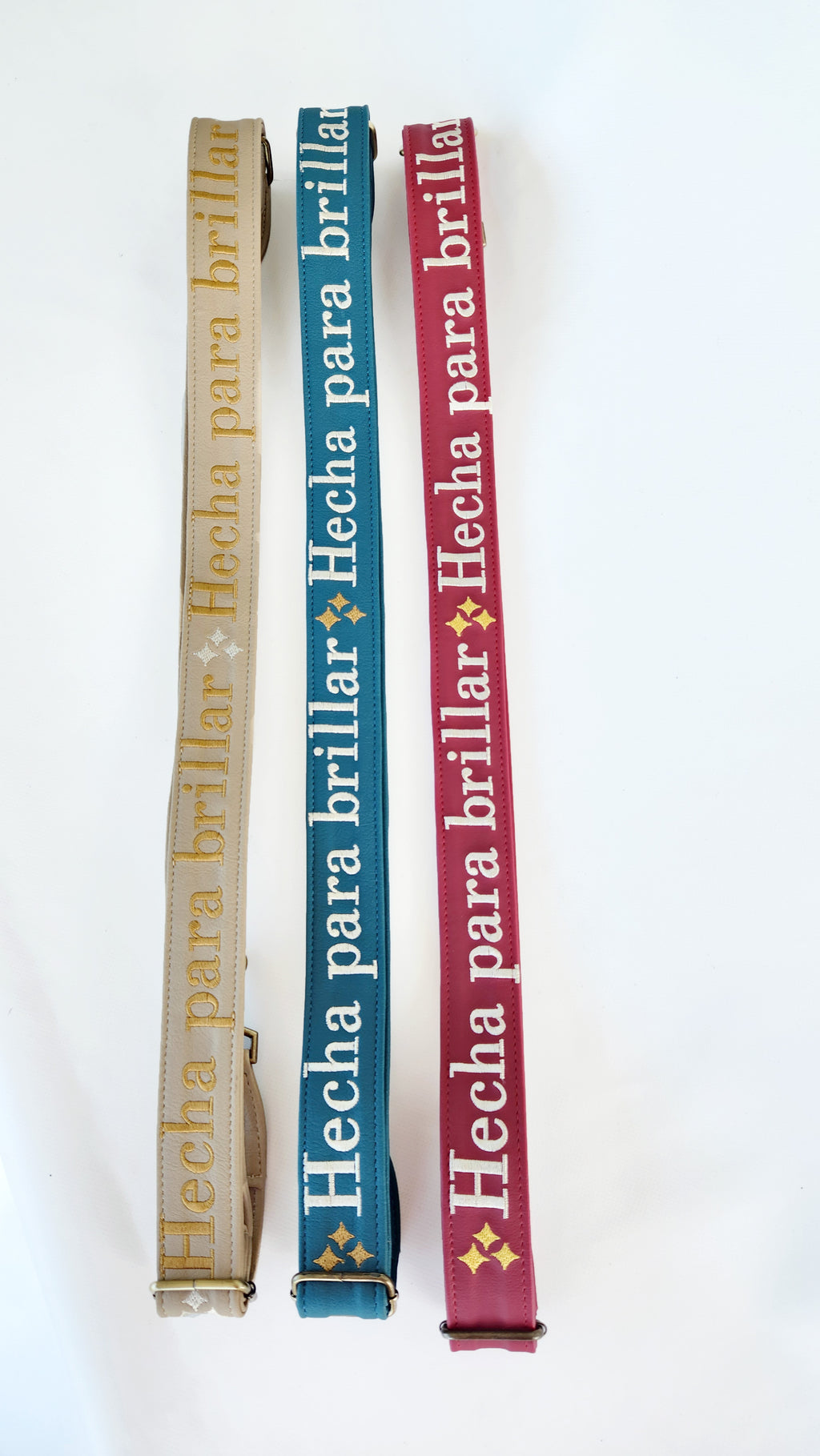 Correas bordadas para carteras - Hecha para Brillar