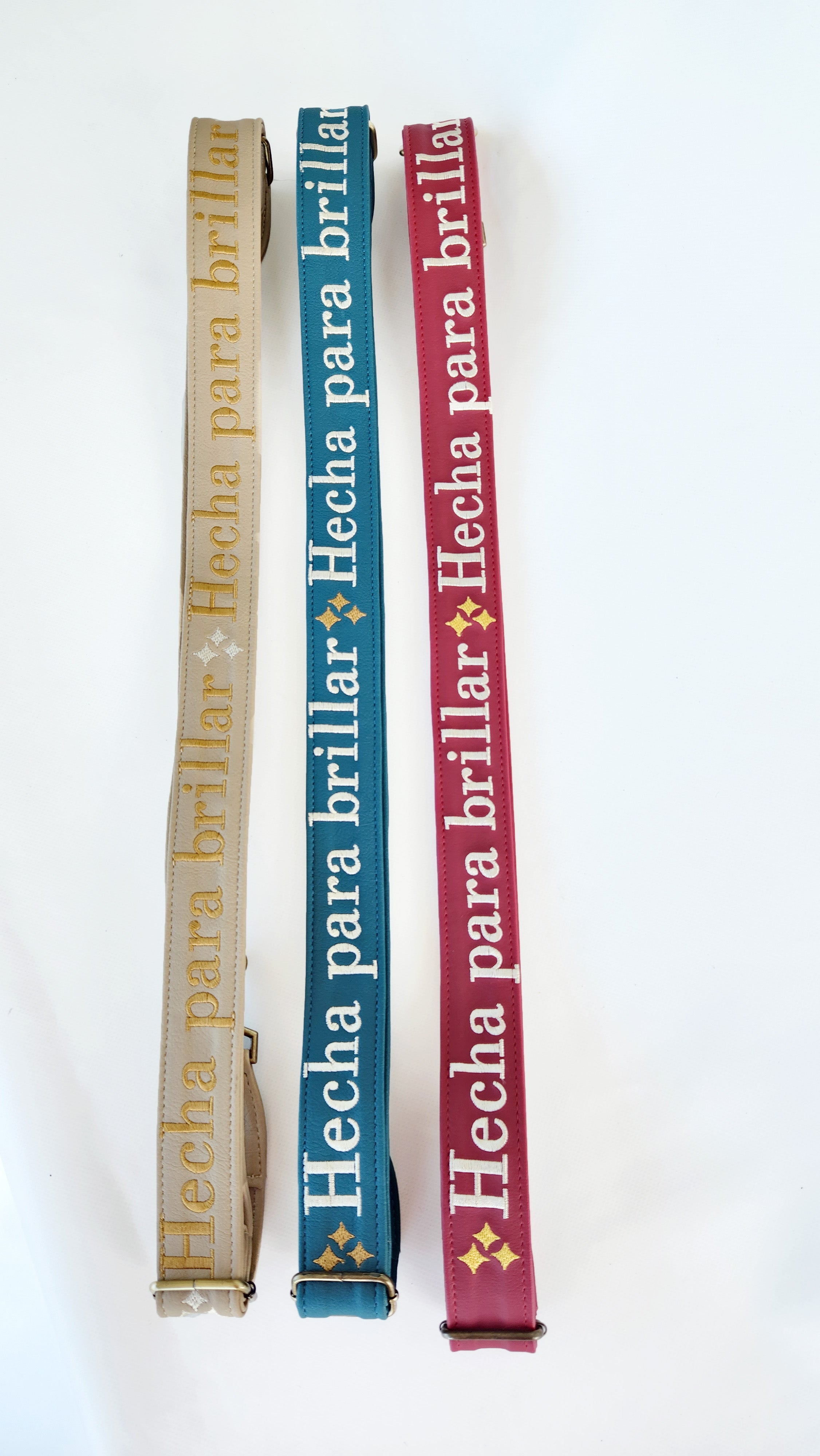 Correas bordadas para carteras - Hecha para Brillar