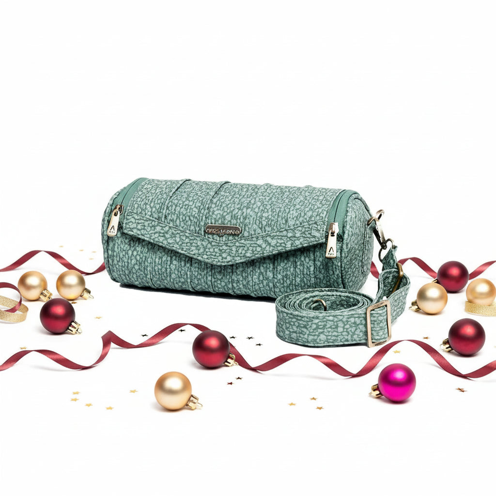 Cartera cilíndrica - Scarlet