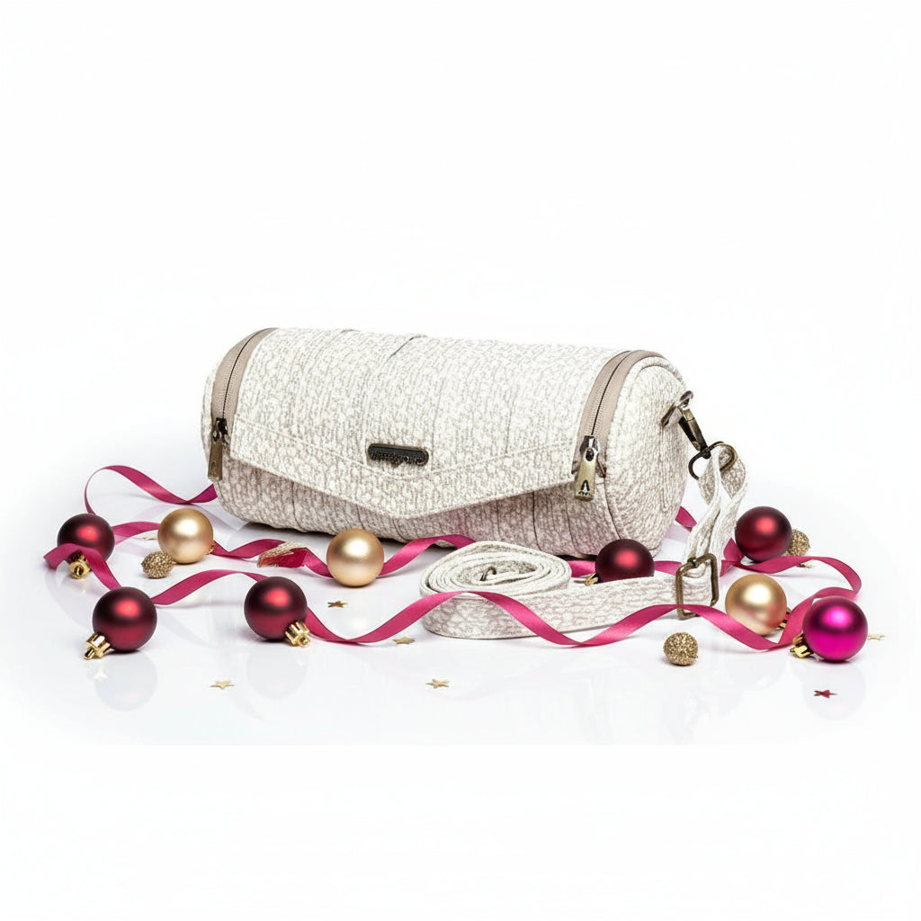 Cartera cilíndrica - Scarlet