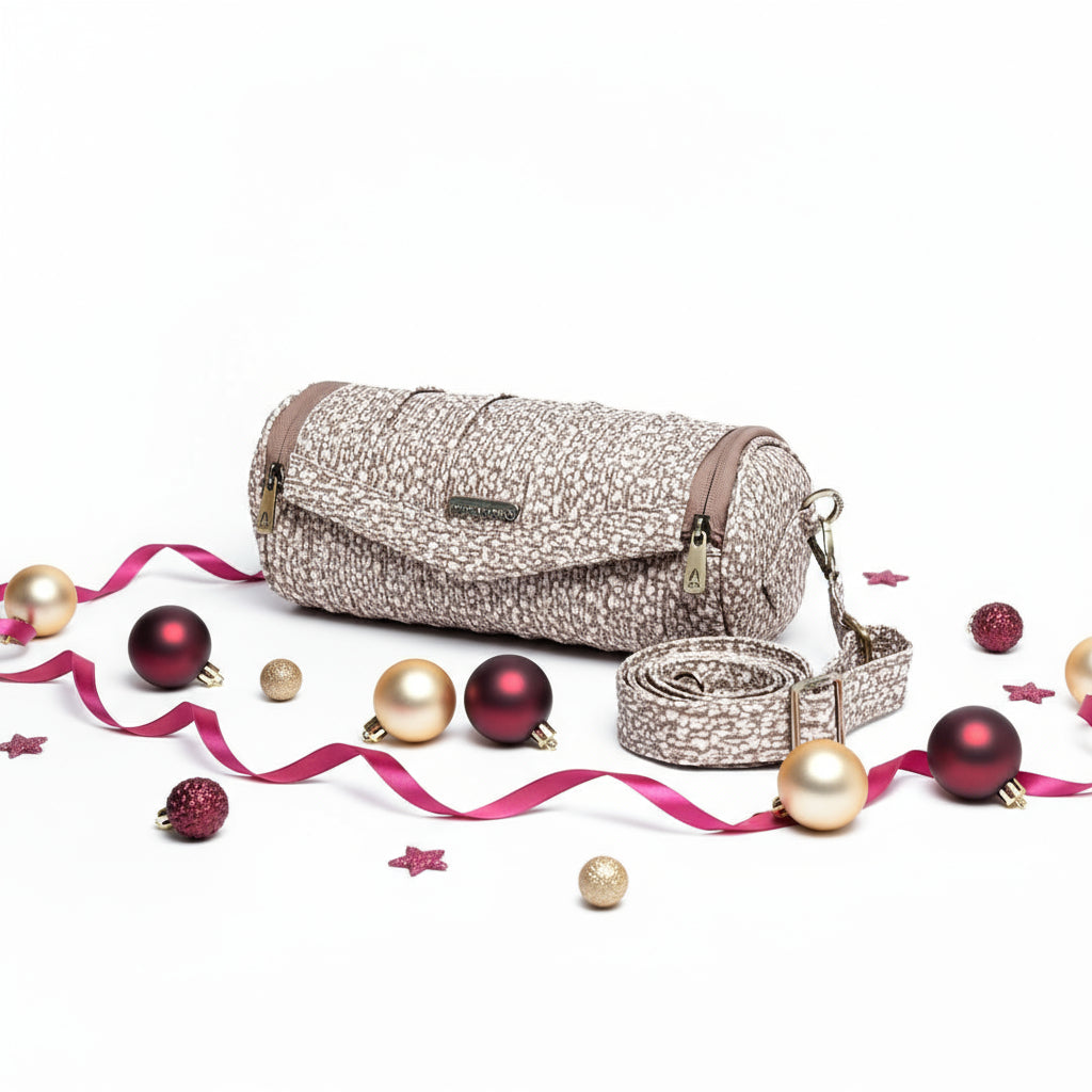 Cartera cilíndrica - Scarlet