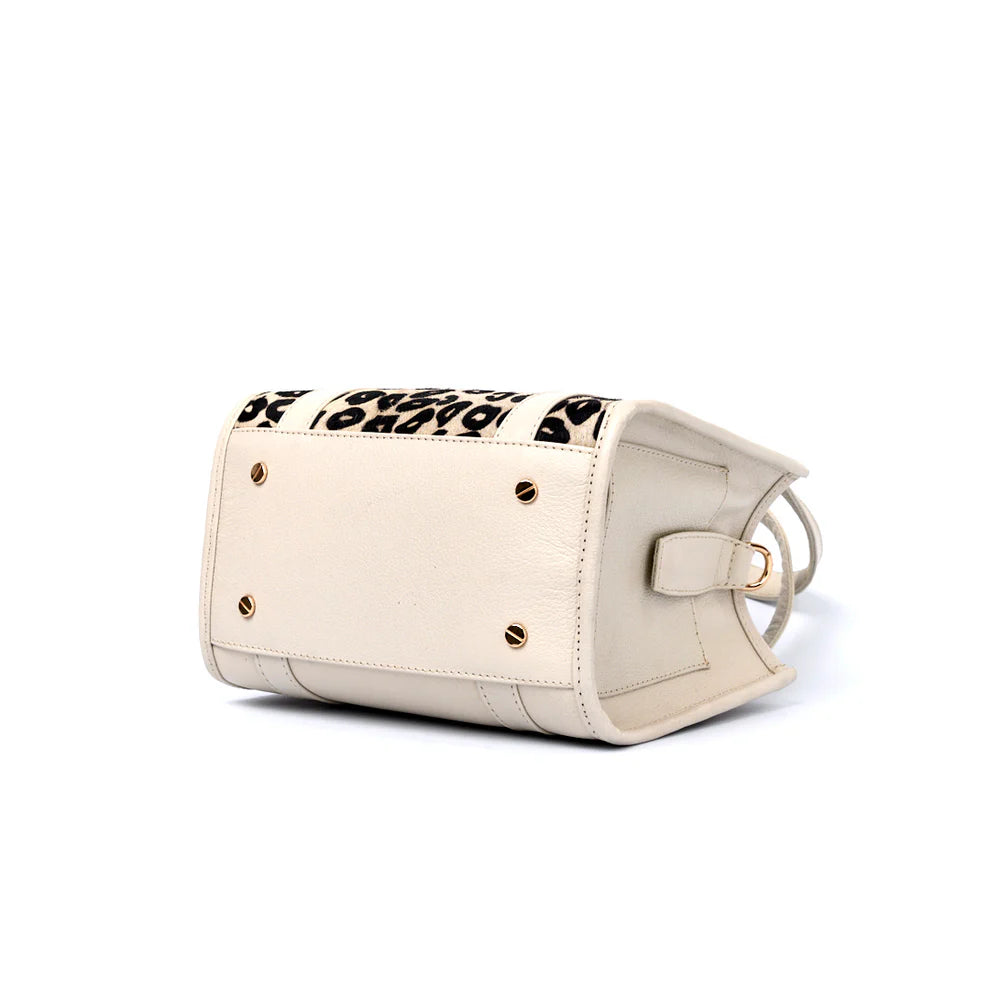 Cartera piel en animal print - Nina