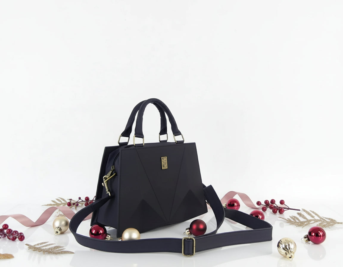 Cartera elegante mediana estructurada - Francia Grande