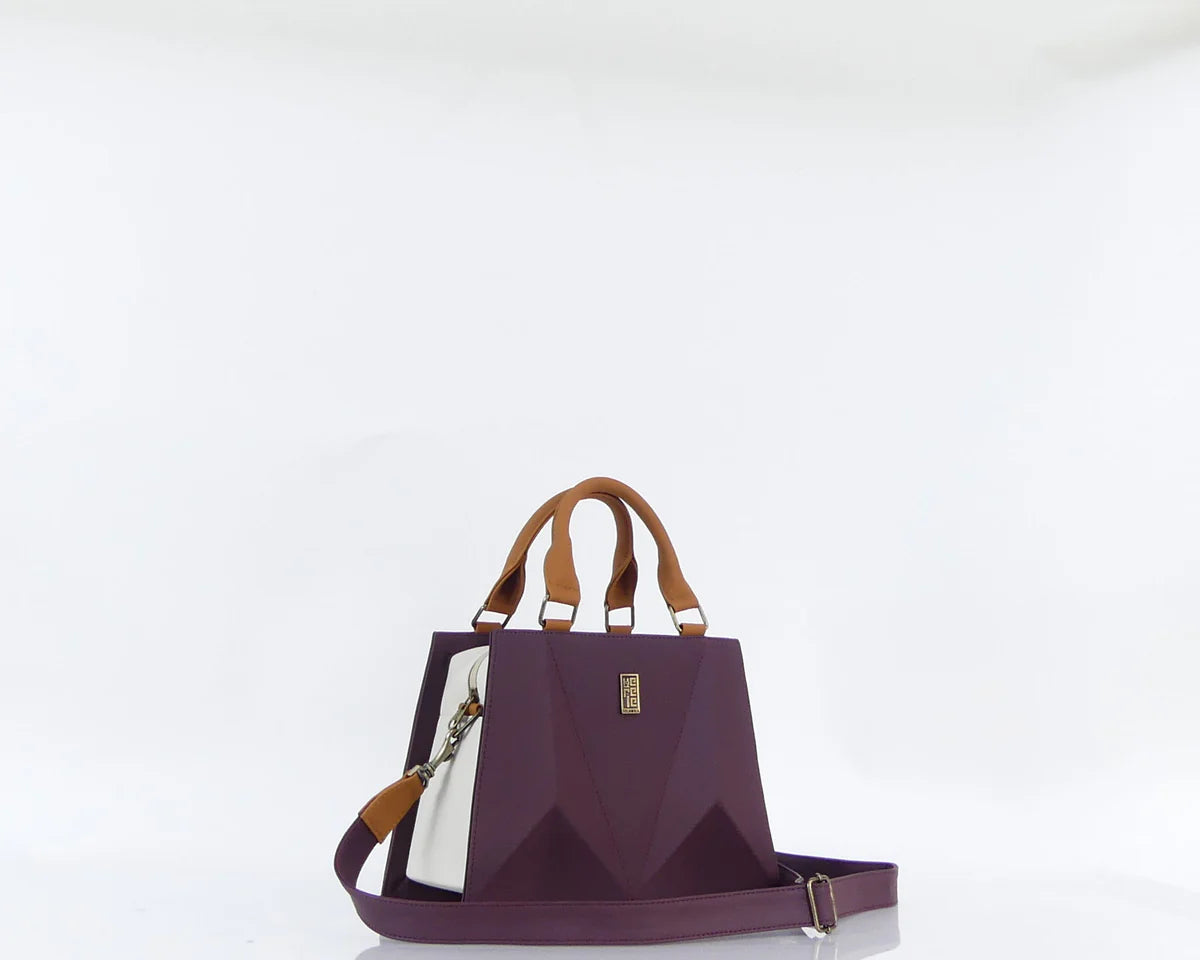 Cartera elegante mediana estructurada - Francia Grande