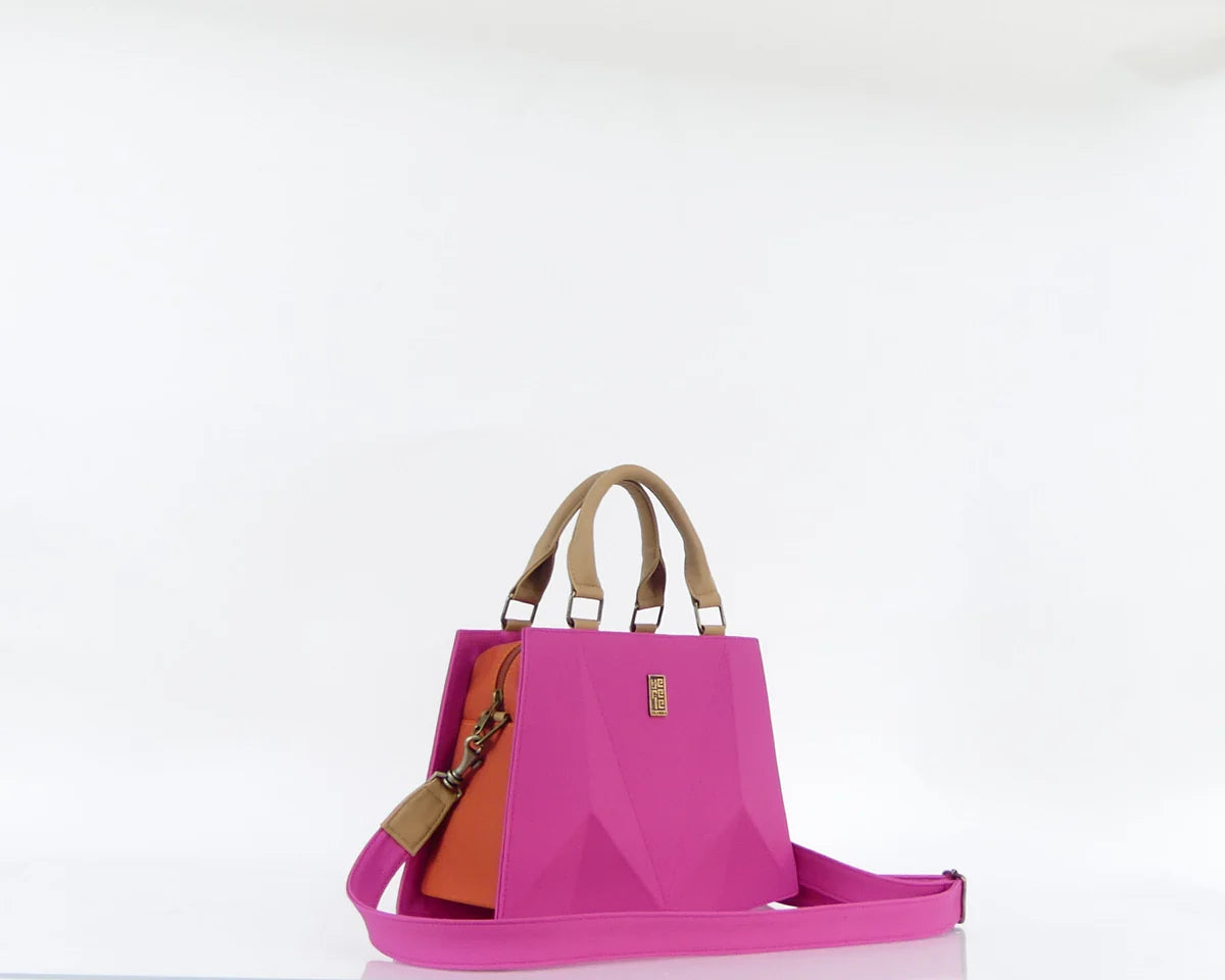 Cartera elegante mediana estructurada - Francia Grande