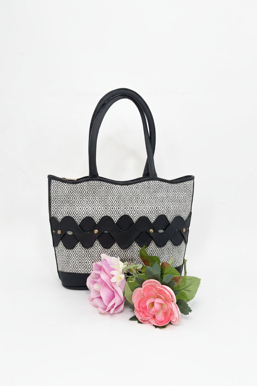 Tote Bag con detalles en Fique - Deby