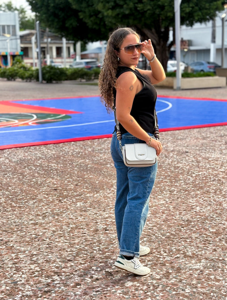 Shivi- Bolso pequeño rectangular crossbody