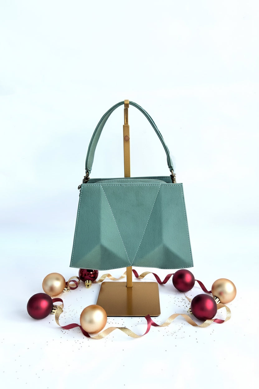 Cartera mini estructurado con mango bordado - Francia Sencilla EE