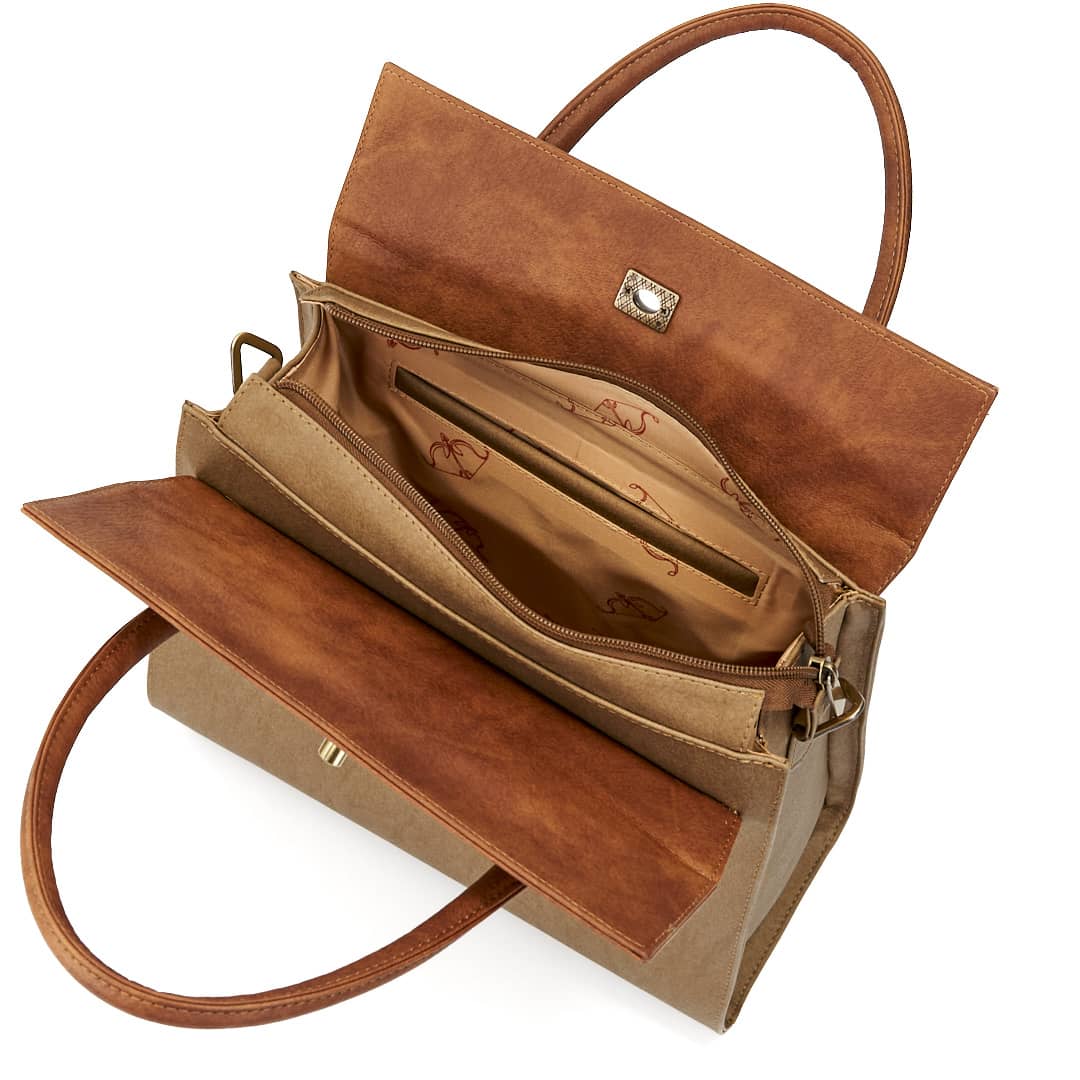 Cartera elegante cuadrada estructurada  - Jules