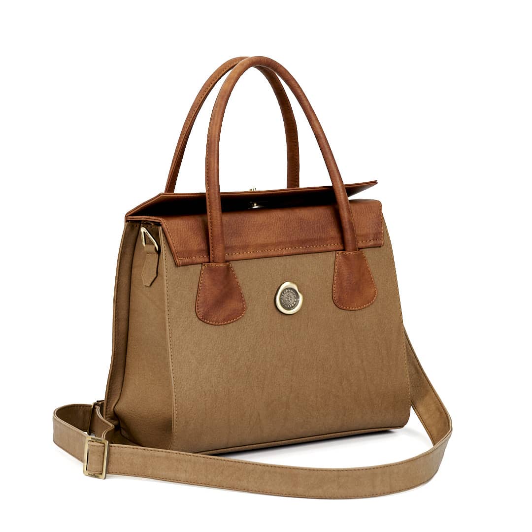 Cartera elegante cuadrada estructurada  - Jules