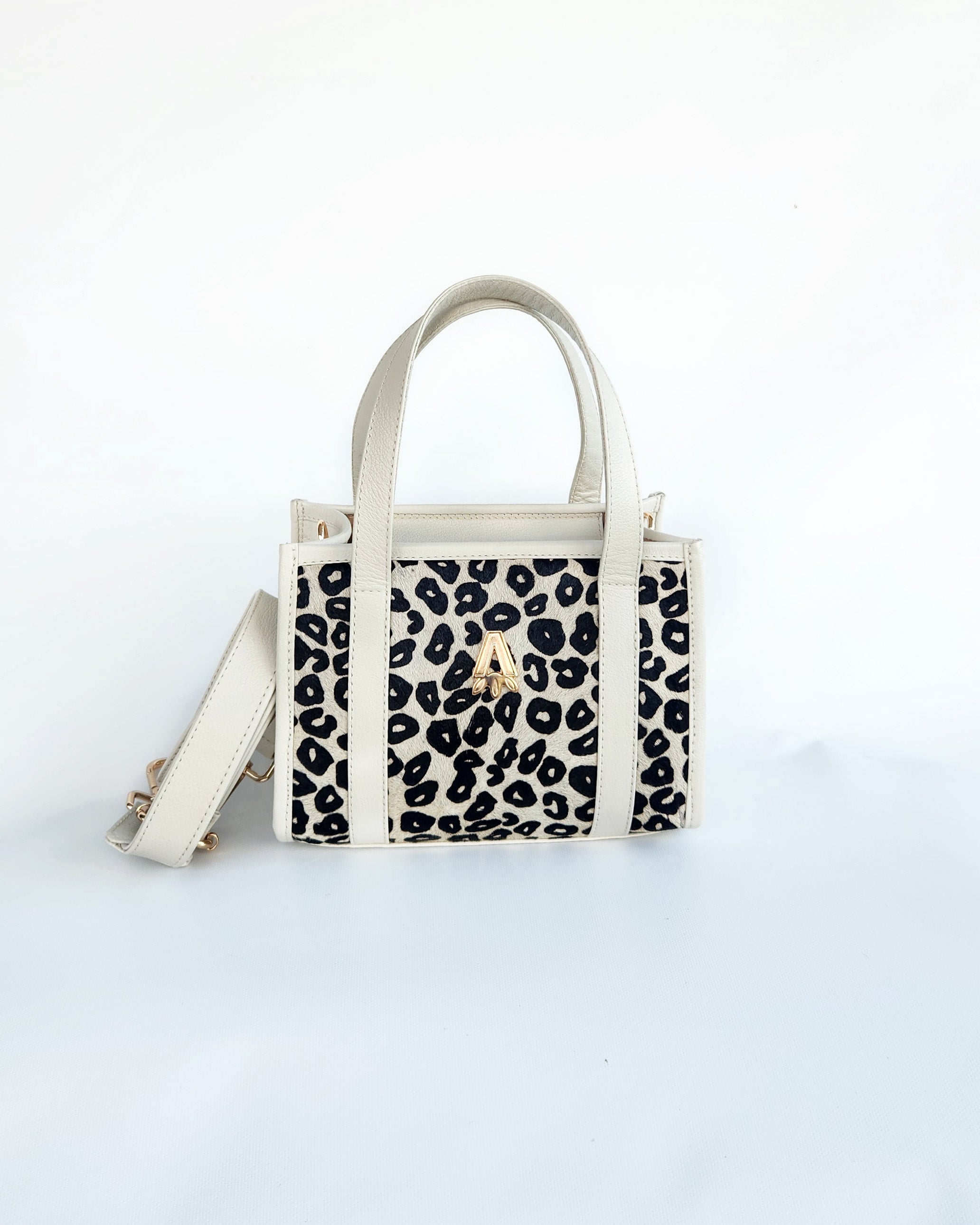 Cartera piel en animal print - Nina